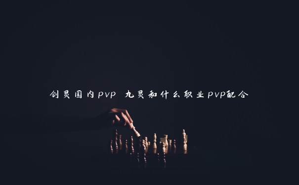 剑灵国内pvp 九灵和什么职业pvp配合