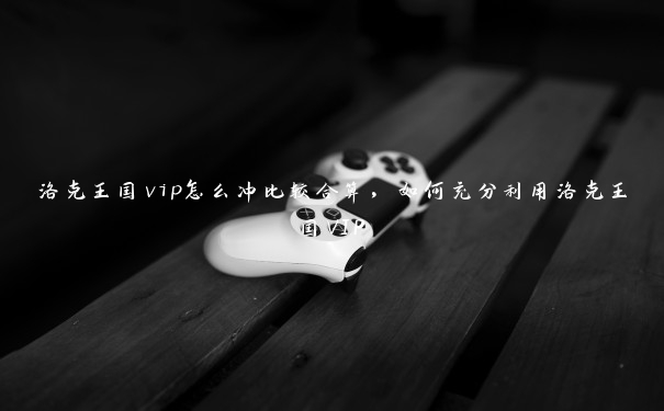 洛克王国vip怎么冲比较合算，如何充分利用洛克王国VIP